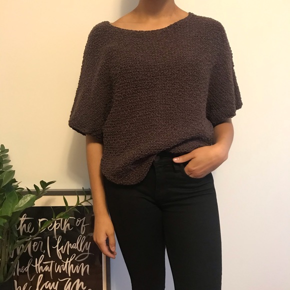 Anthropologie Short Sleeve Knit - Picture 1 of 8